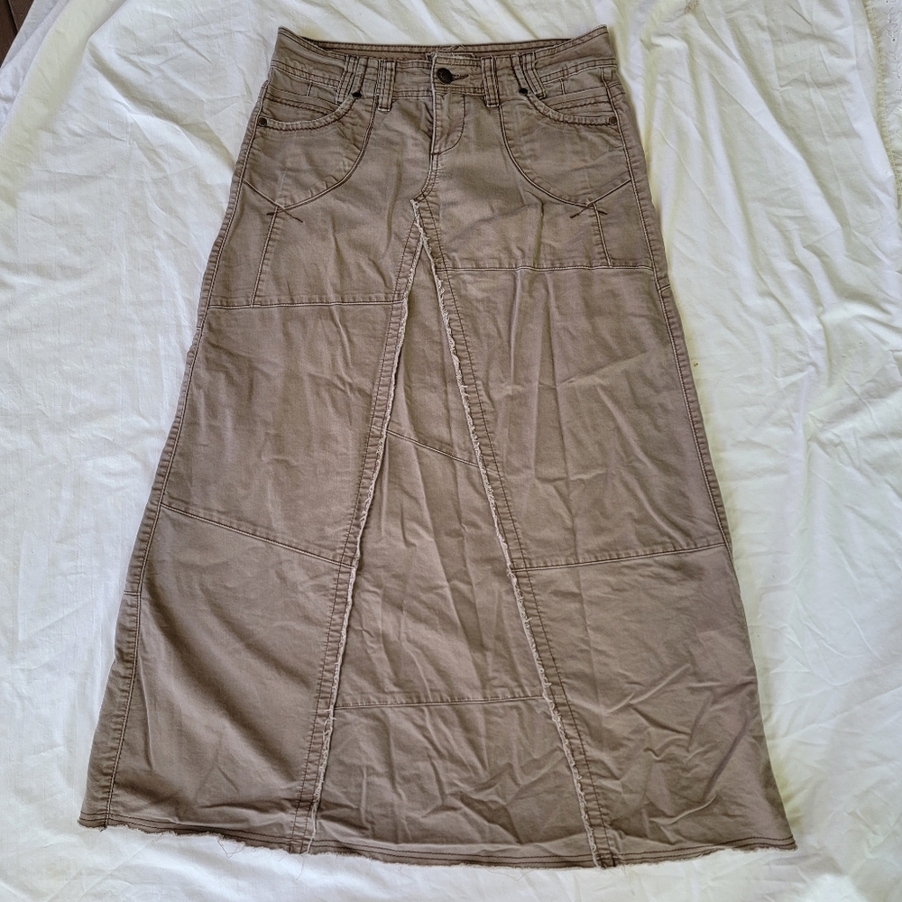 Maurices Denim Skirt Brown